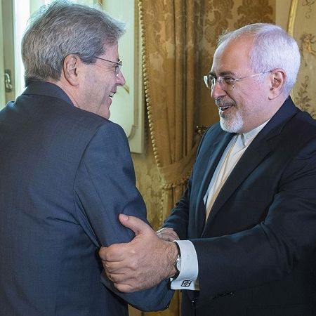 Ministro degli Esteri iraniano Zarif Iran Paolo Gentiloni Italia Roma Teheran Tehran I-Pars