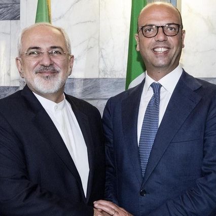 Ministro degli Esteri Zarif Iran Tehran Teheran I-Pars Ipars I Pars Angelino Alfano Italia Roma